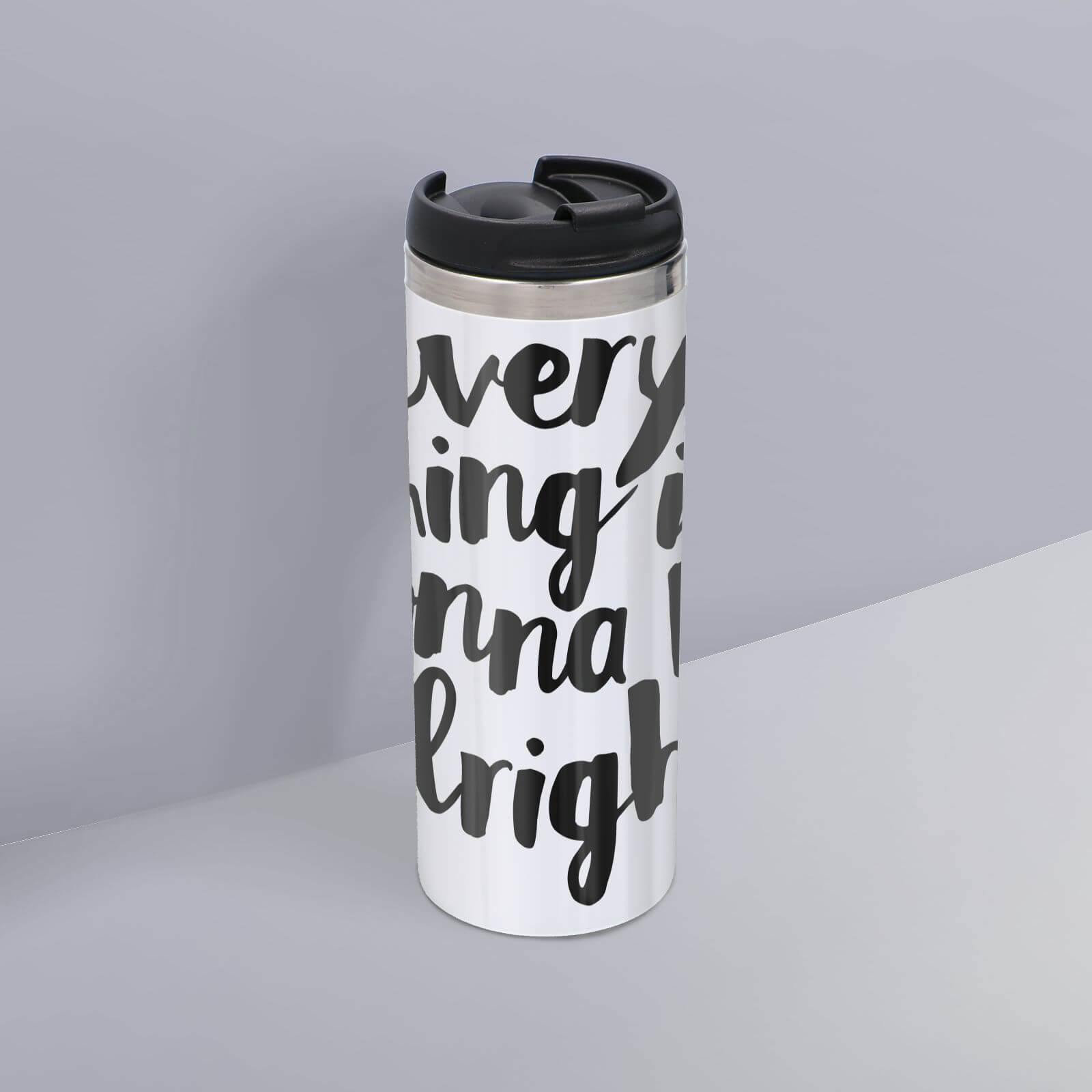 The Motivated Type Everything Is Gonna Be Alright Thermo Travel Mug