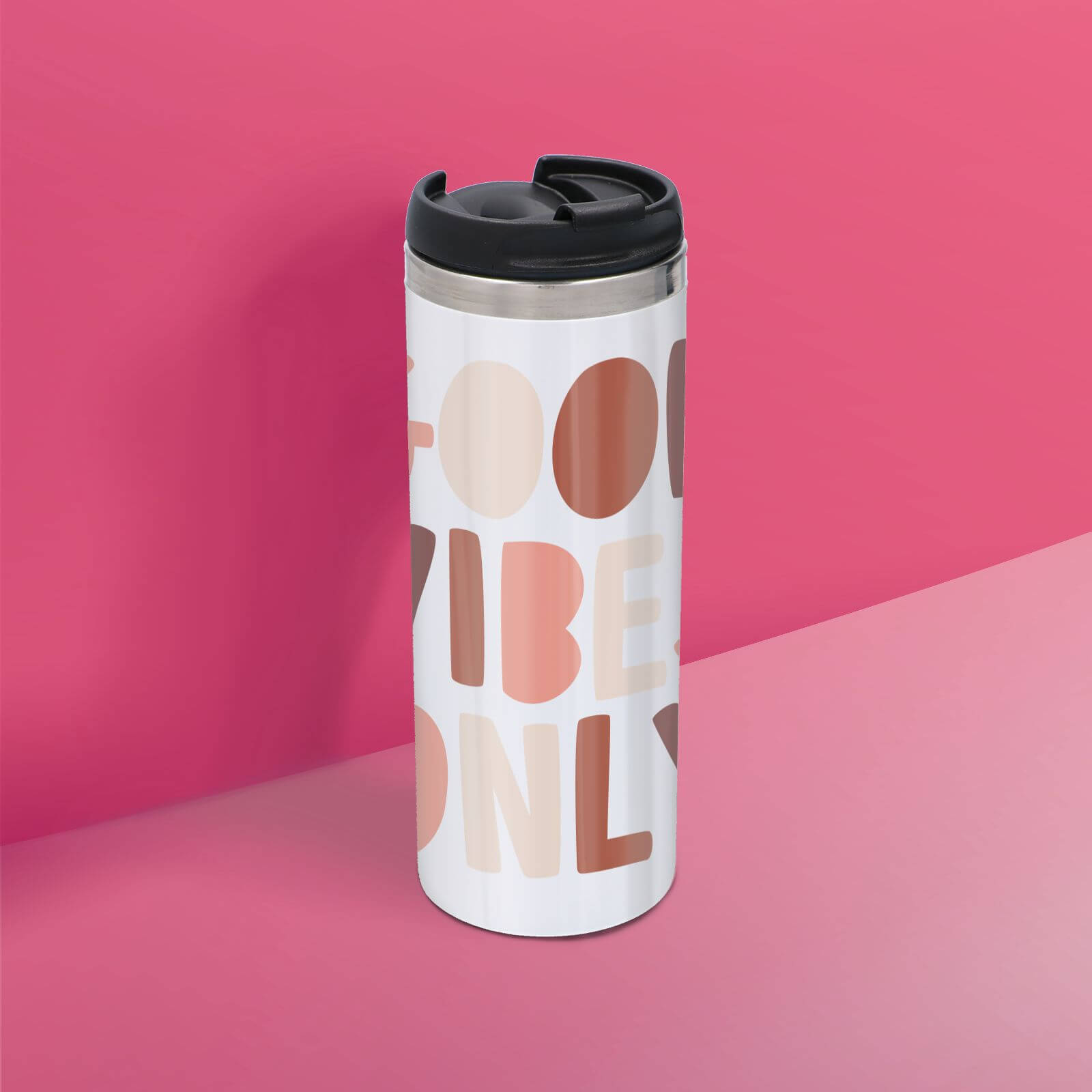 The Motivated Type Pastel Good Vibes Only Thermo Travel Mug