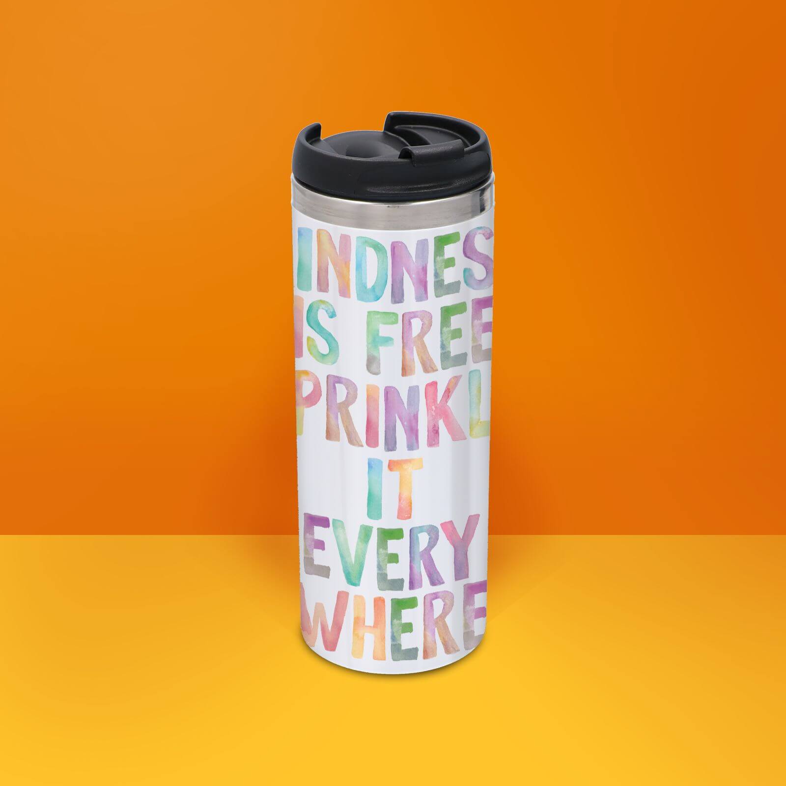 The Motivated Type Kindness Is Free Thermo Travel Mug