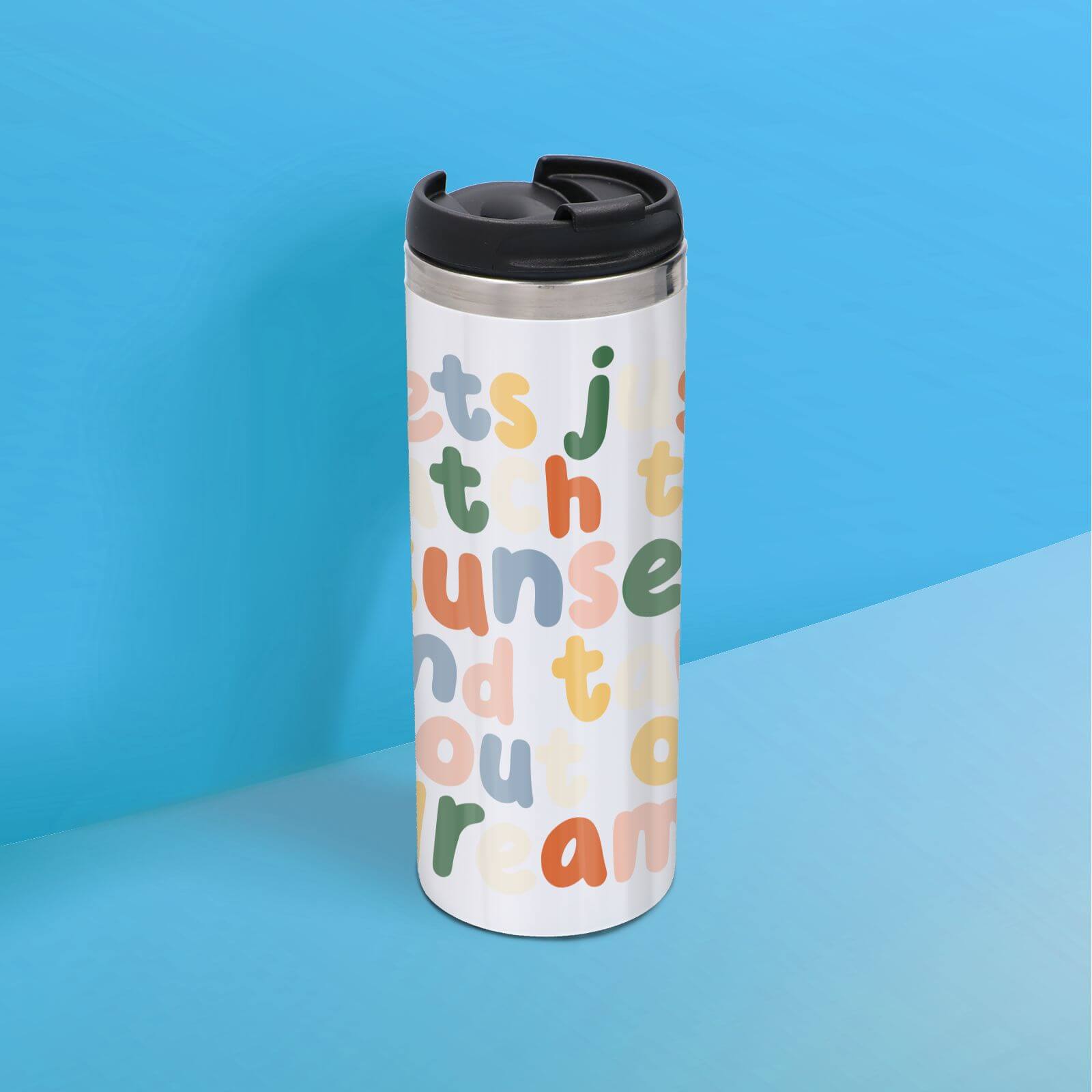 The Motivated Type Lets Just Watch The Sunset Thermo Travel Mug