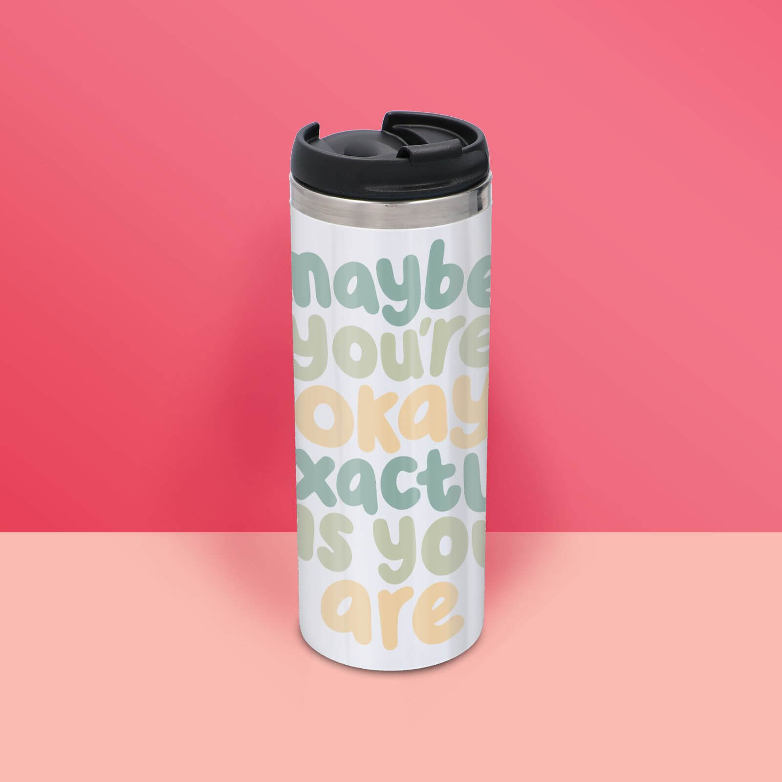 The Motivated Type Maybe You're Okay Thermo Travel Mug