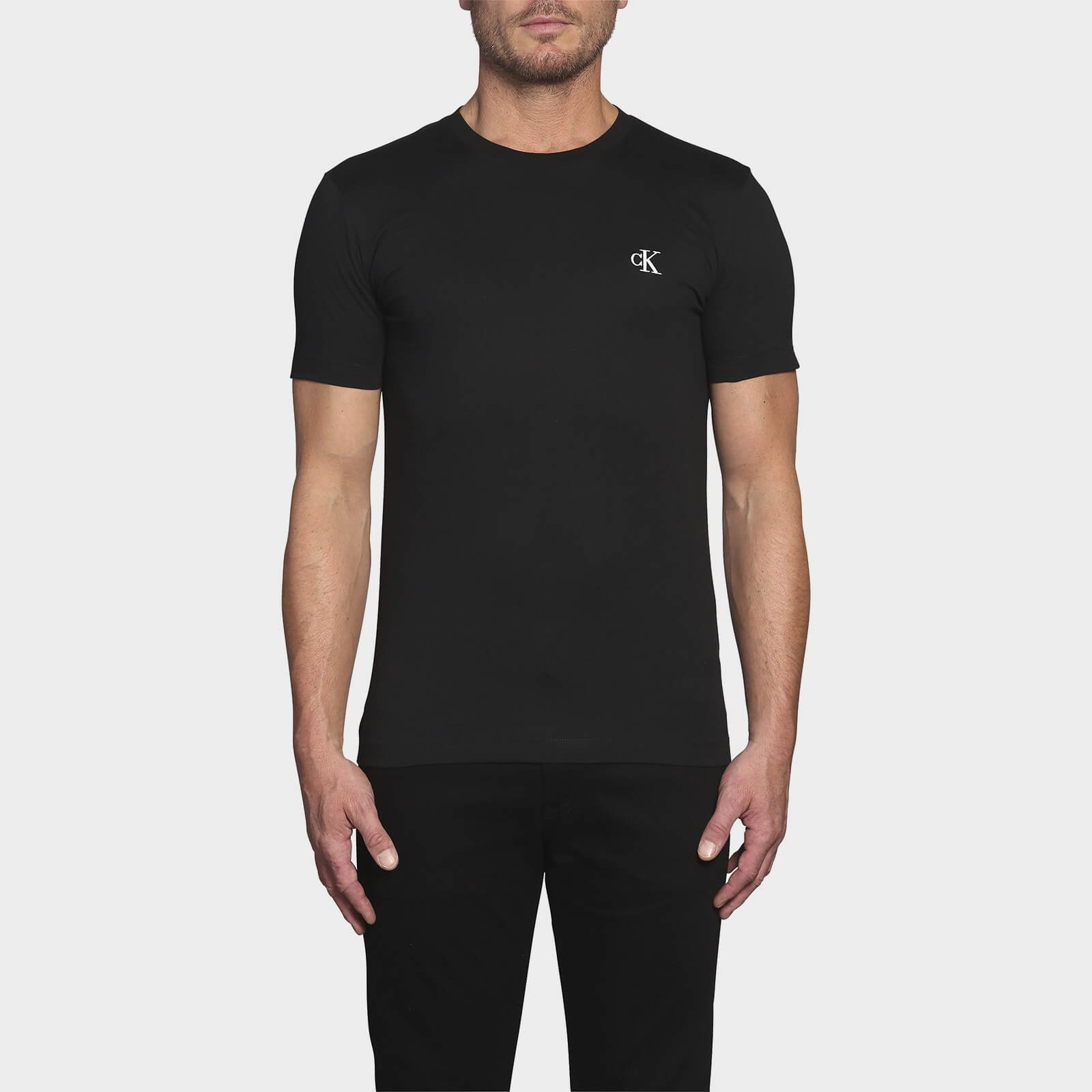 Calvin Klein Jeans Men's Essential Slim T-Shirt - Ck Black - L