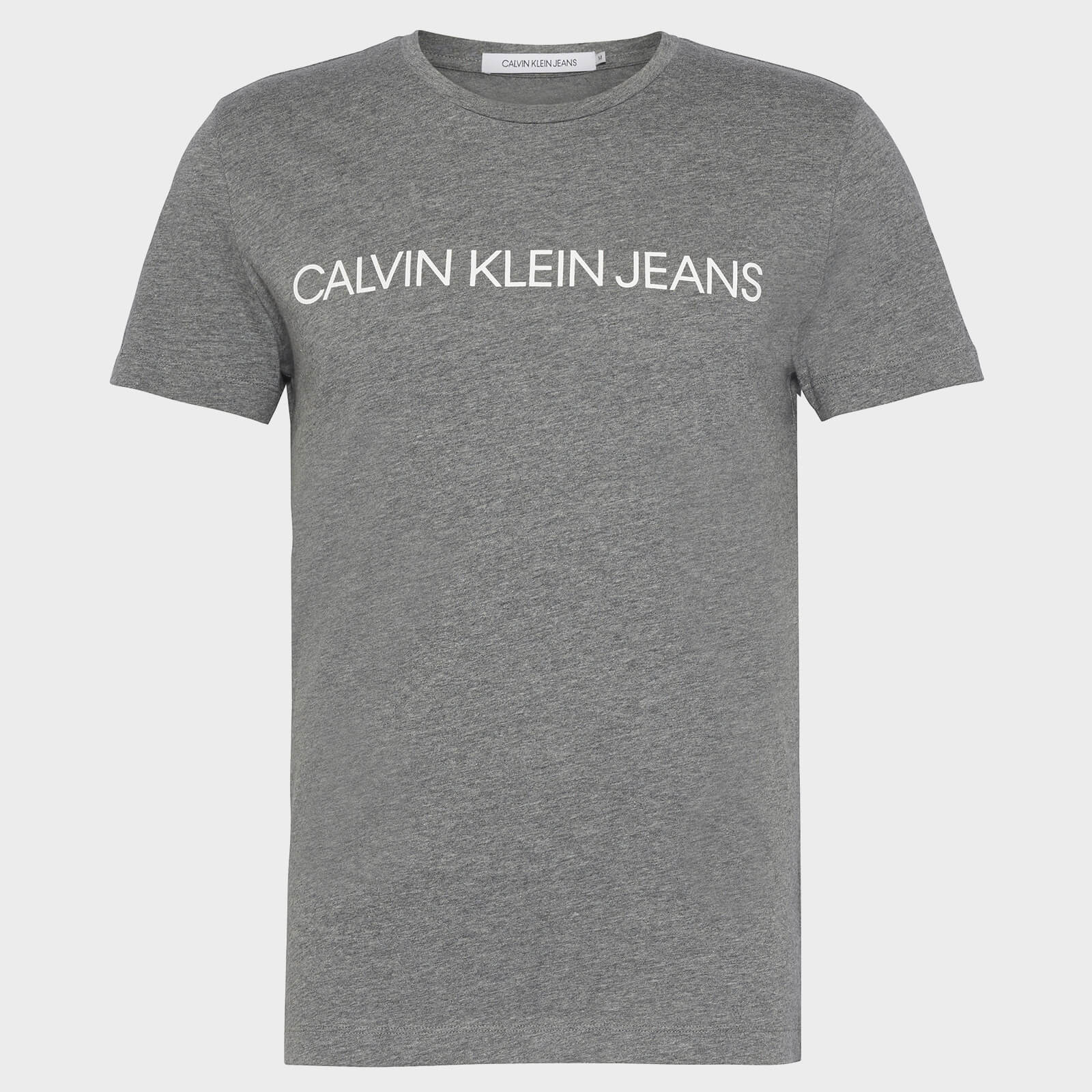 Calvin Klein Jeans Men's Core Institutional Logo T-Shirt - Grey Heather - Xl