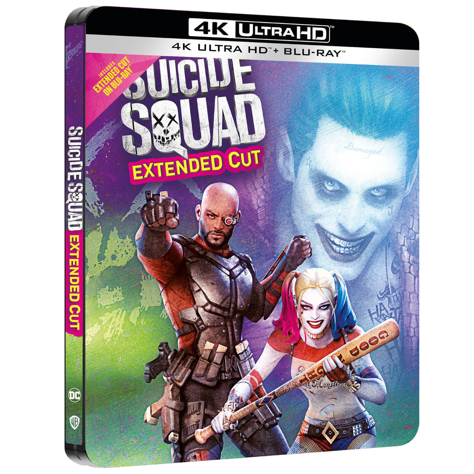 Suicide Squad - Zavvi Exclusive 4K Ultra HD Steelbook (Includes 2D Blu-ray)