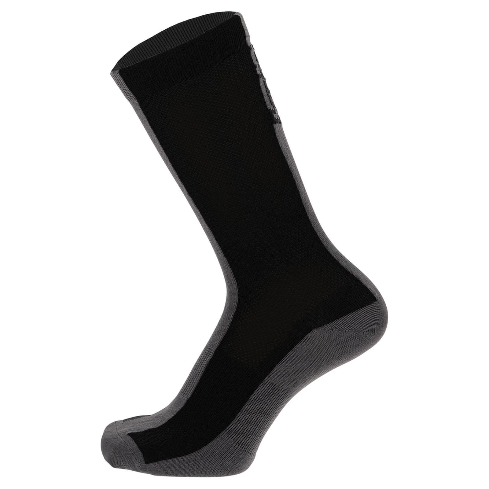 Santini Puro High Profile Socks - XS - Black