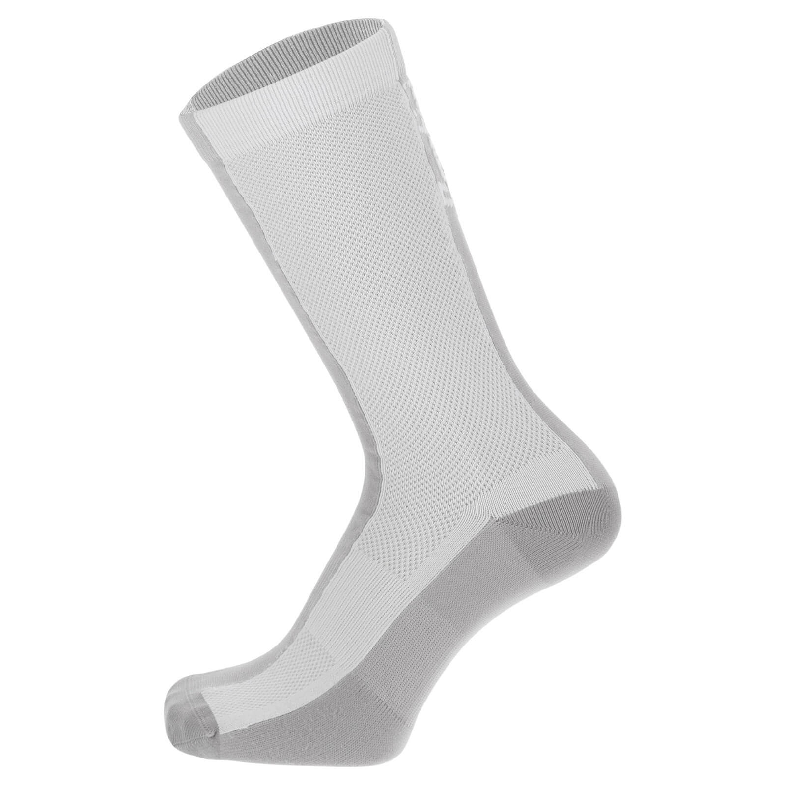 Santini Puro High Profile Socks - XS - White