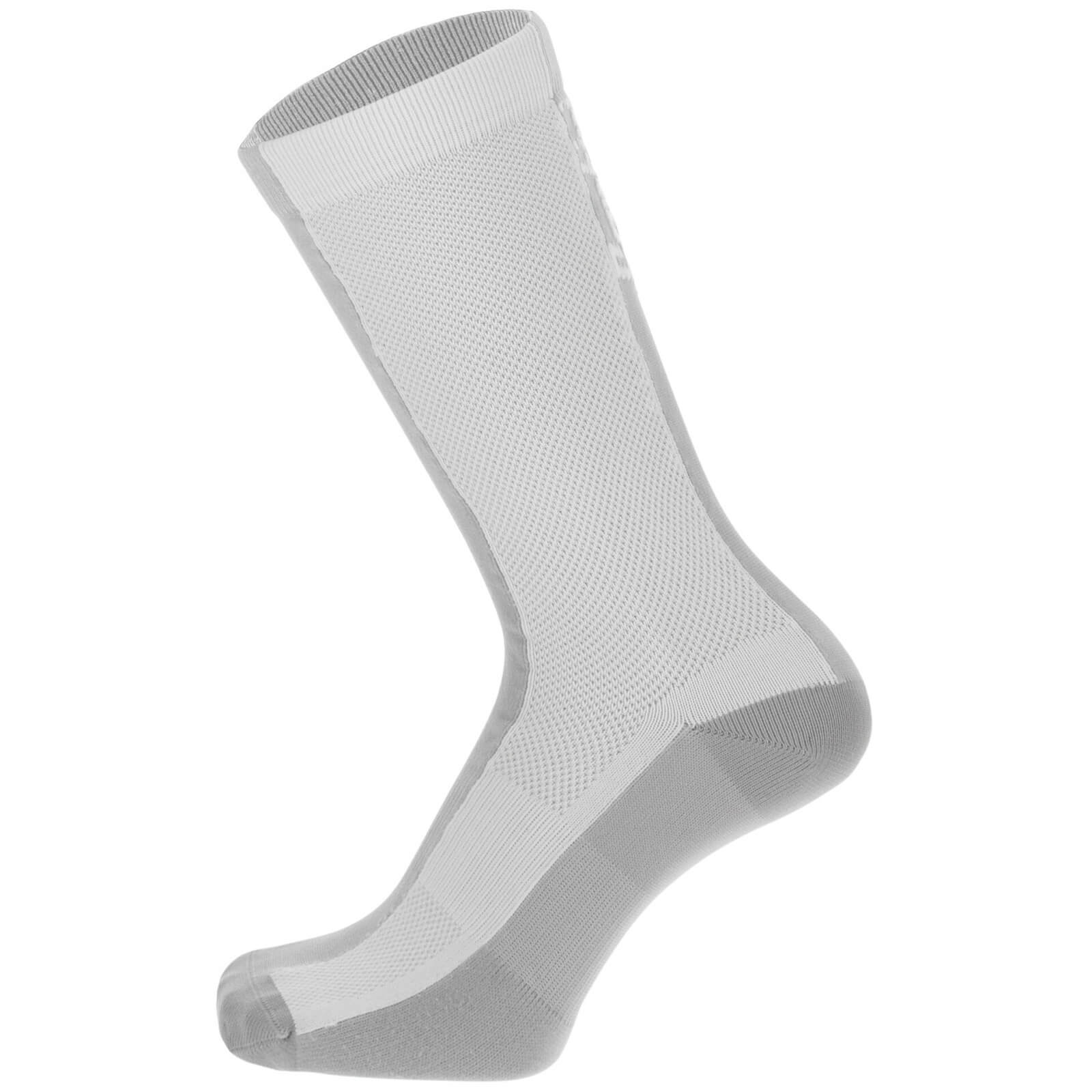 Santini Puro High Profile Socks - M - Weiß