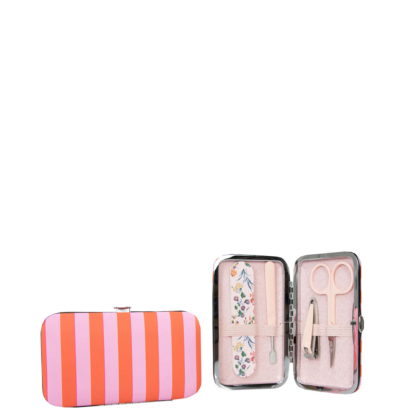 

The Vintage Cosmetic Company Candy Stripe Manicure Purse