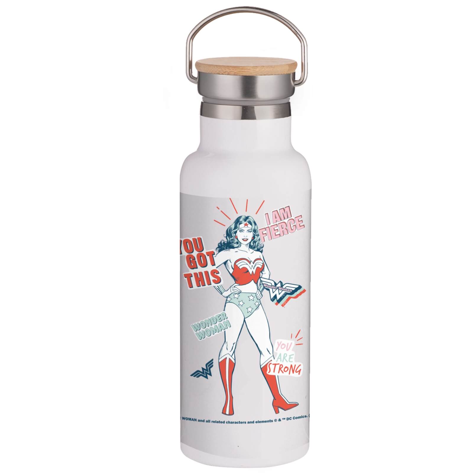 

Wonder Woman You Got This Portable Insulated Water Bottle - White