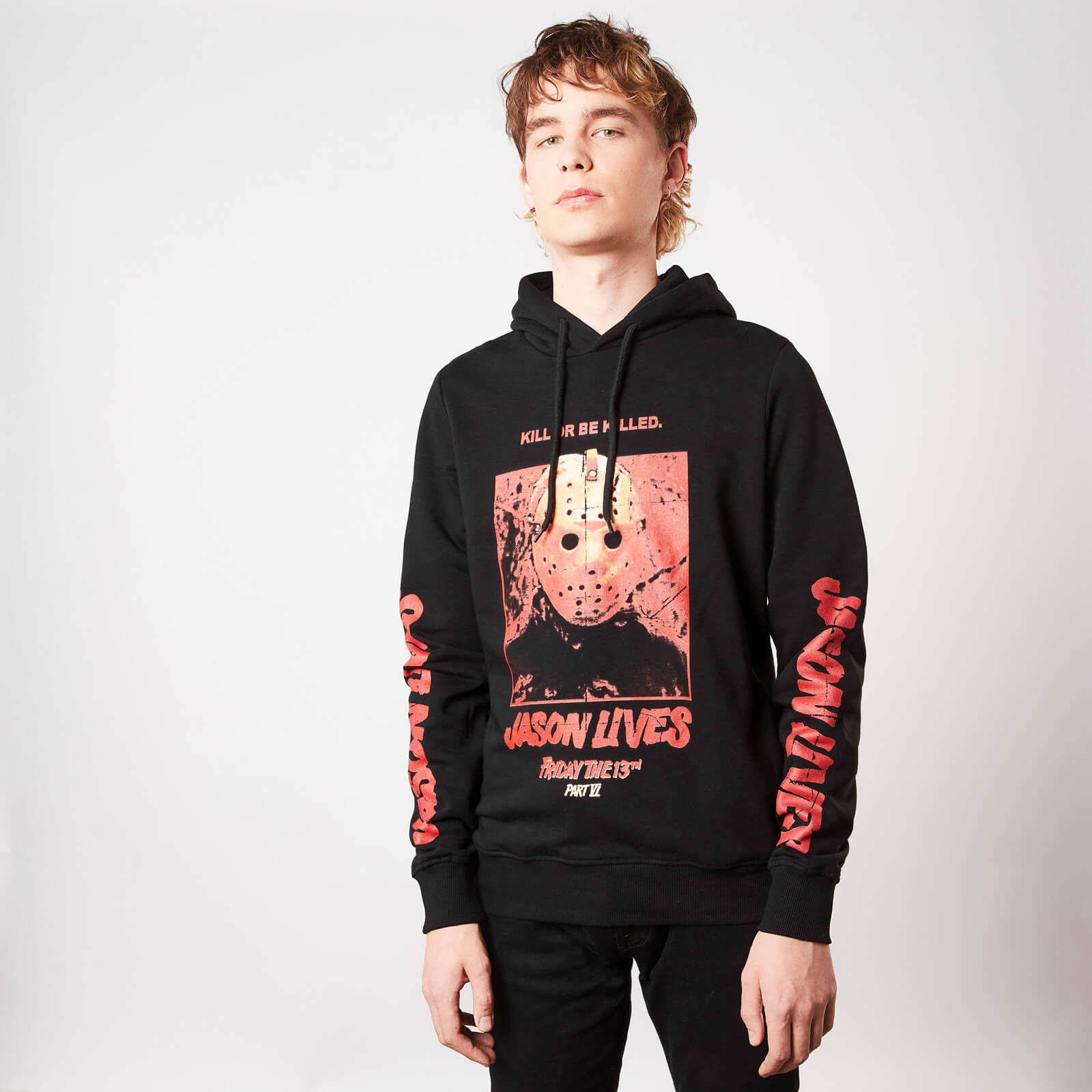 

Felpa con cappuccio Venerdì 13 Jason Lives - Nero - Unisex - S - Nero