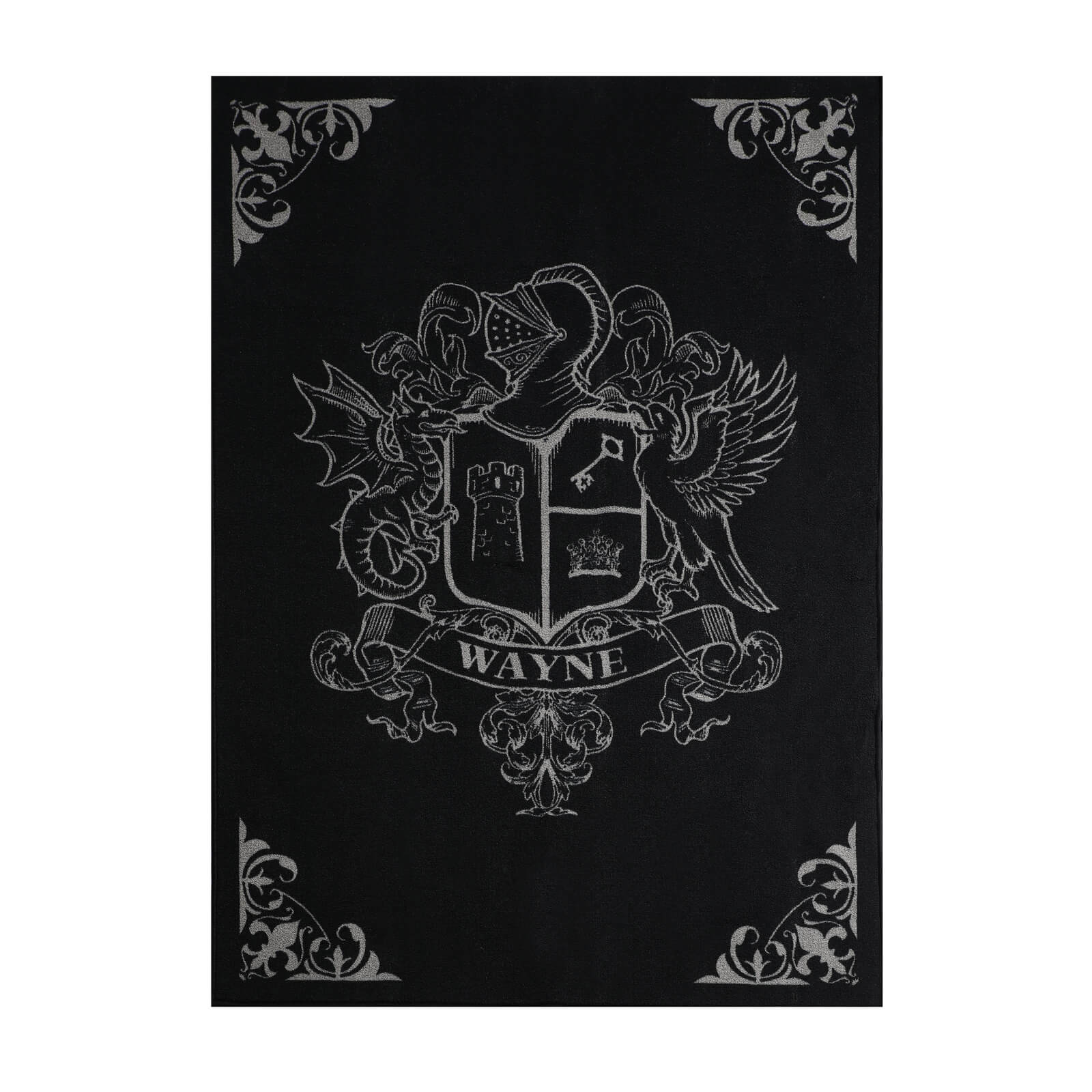 Exclusive DC Batman Wayne Manor Large Printed Area Rug 6 X 4FT