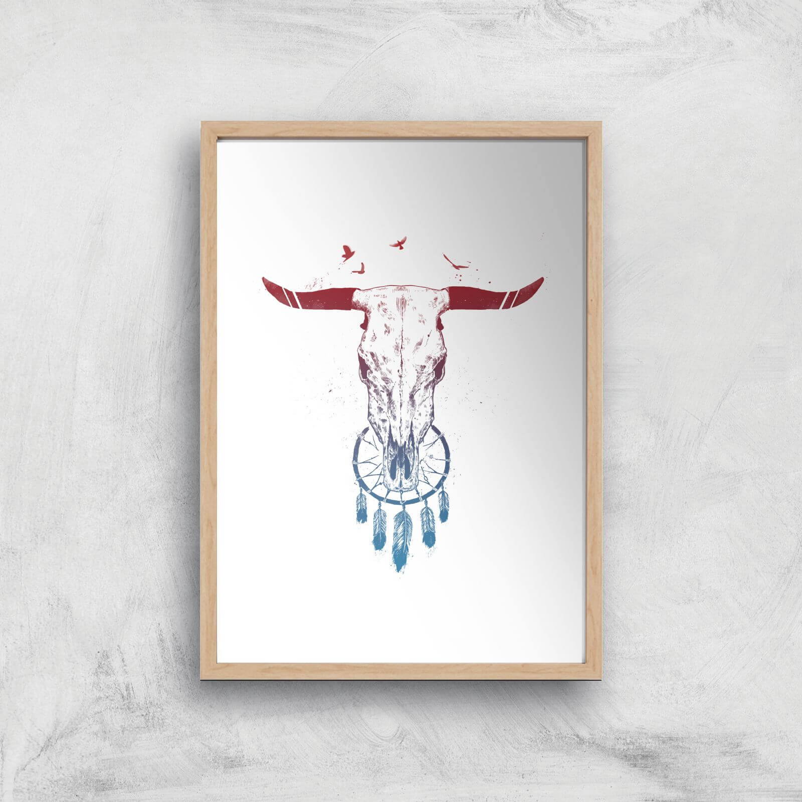 Beautiful Dream Giclee Art Print - A3 - Wooden Frame