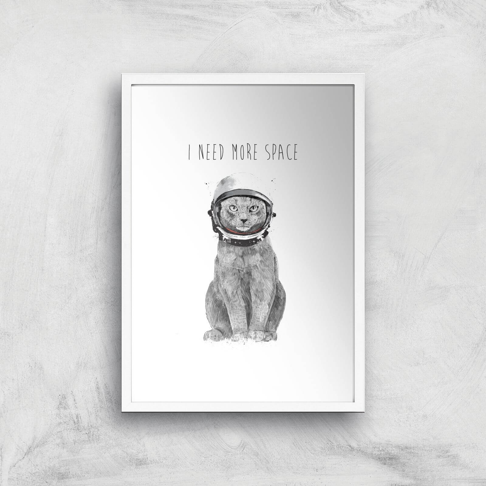 I Need More Space Giclee Art Print - A2 - White Frame