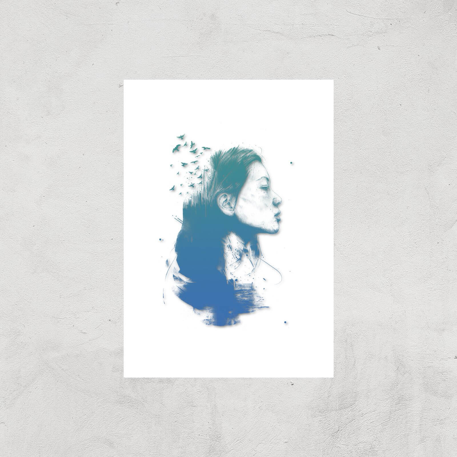 Open Your Mind To Blue Dreams Giclee Art Print - A2 - Print Only