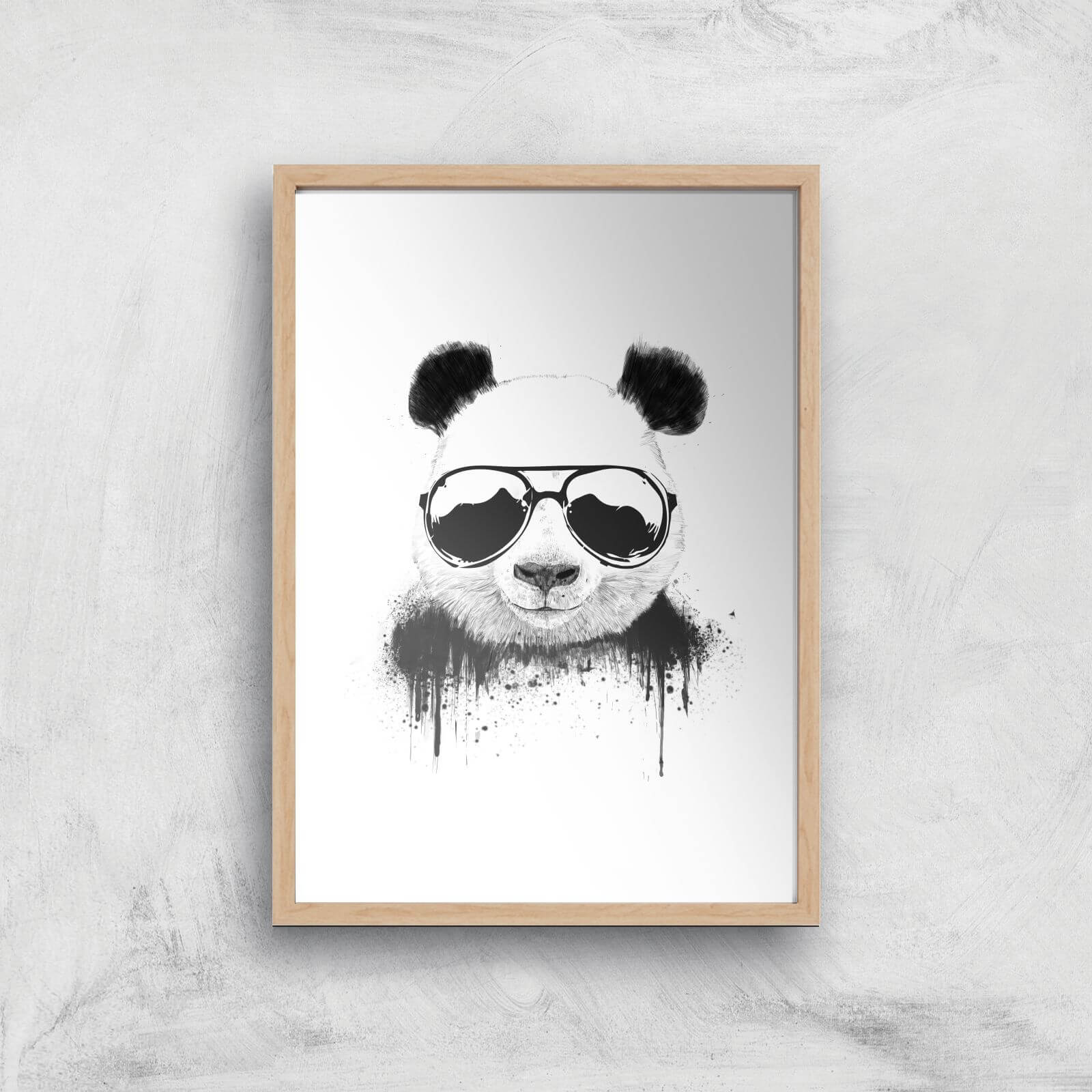 Stay Cool Giclee Art Print - A3 - Wooden Frame