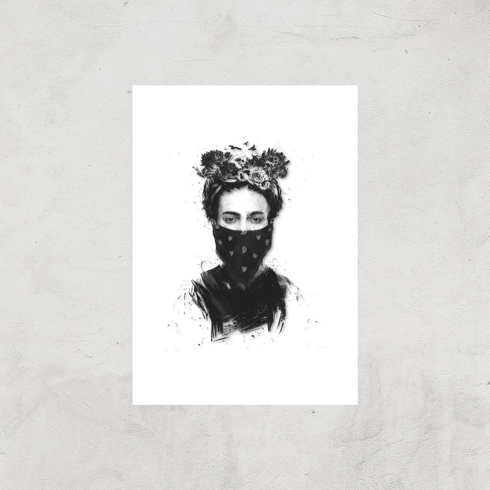 Rebel Girl Giclee Art Print - A3 - Print Only