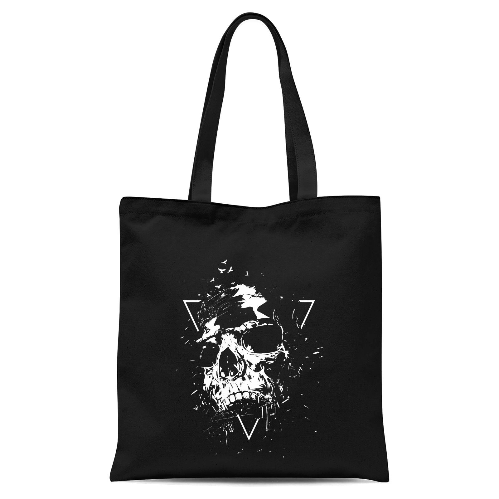 Skull Tote Bag - Black
