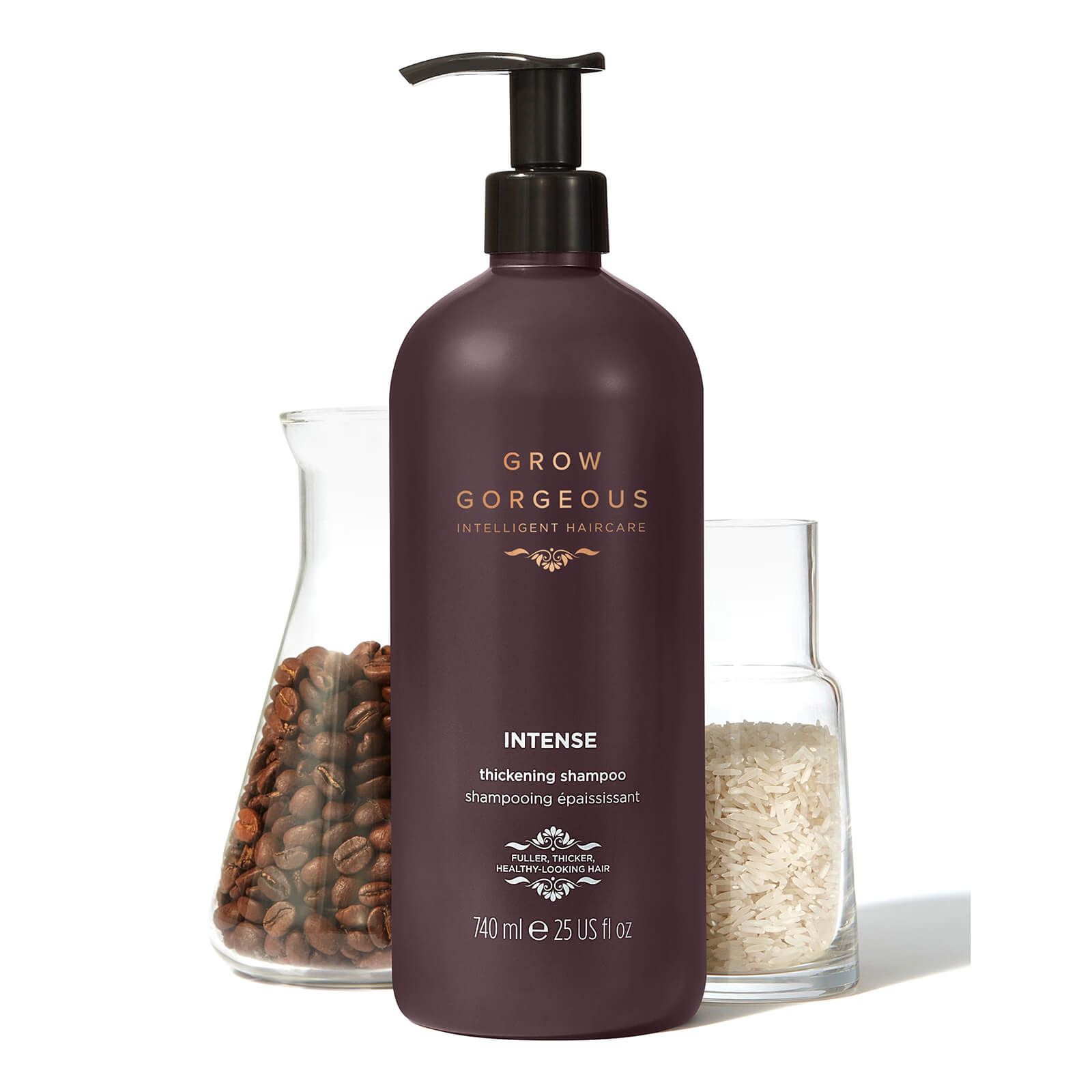 Shop Grow Gorgeous Supersize Intense Thickening Shampoo 740ml (worth $53.00)