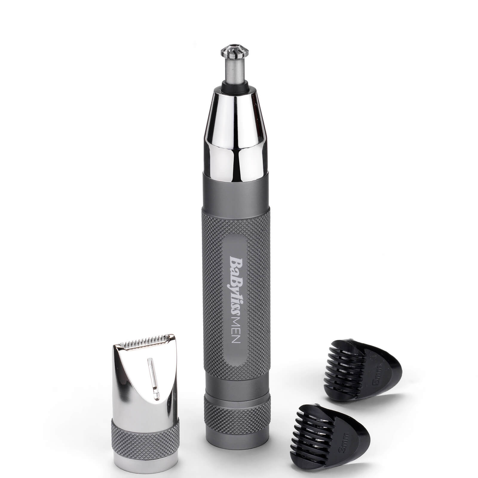 BaBylissMen Super-X Metal Series High Performance Diamond Precision Nose & Brow Trimmer