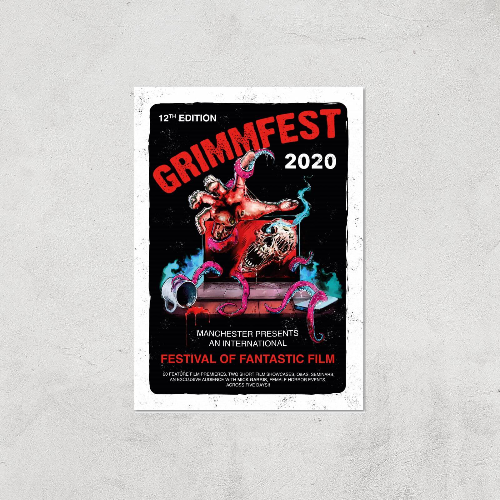 

Grimmfest 2020 Tour Giclee Art Print - A4 - Print Only