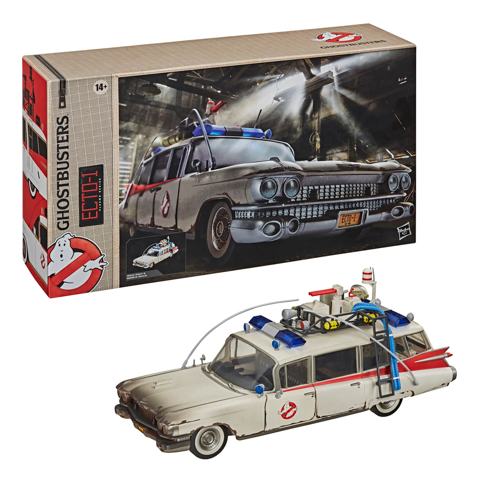 Hasbro Ghostbusters Plasma Series Ecto-1 Toy 6-Inch Ghostbusters Collectible Vehicle