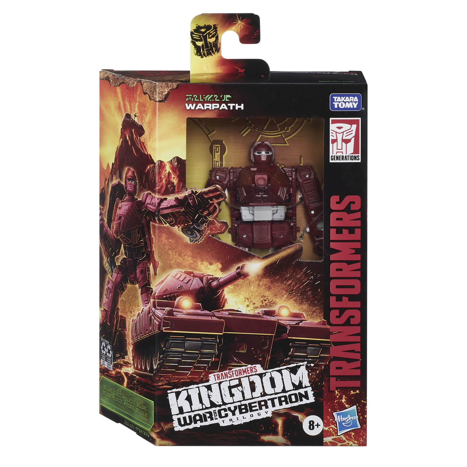 Hasbro Transformers Generations War for Cybertron: Kingdom Deluxe WFC-K6 Warpath Action Figure