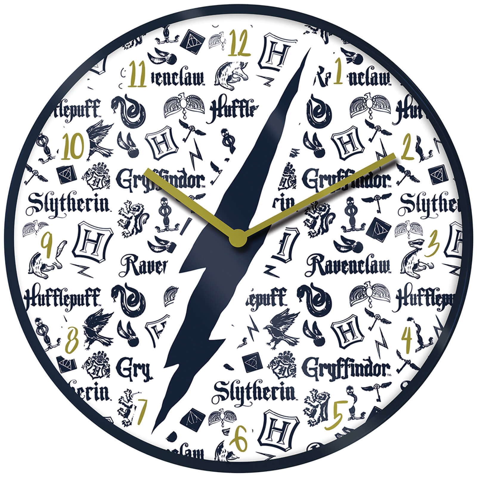 Image of Harry Potter Infographic Clock 10 Inch