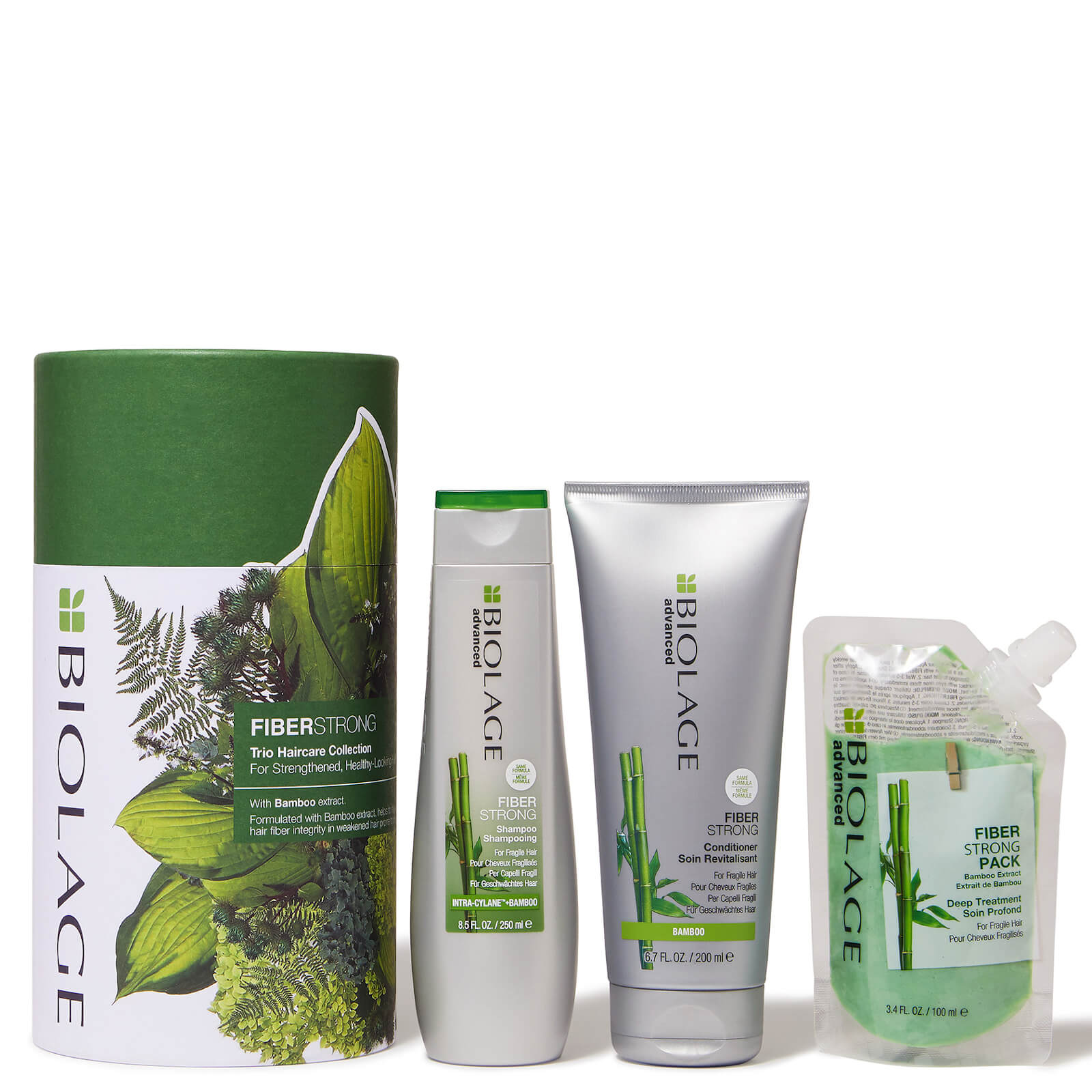 Biolage FiberStrong Trio Gift Set Collection for Damaged Hair