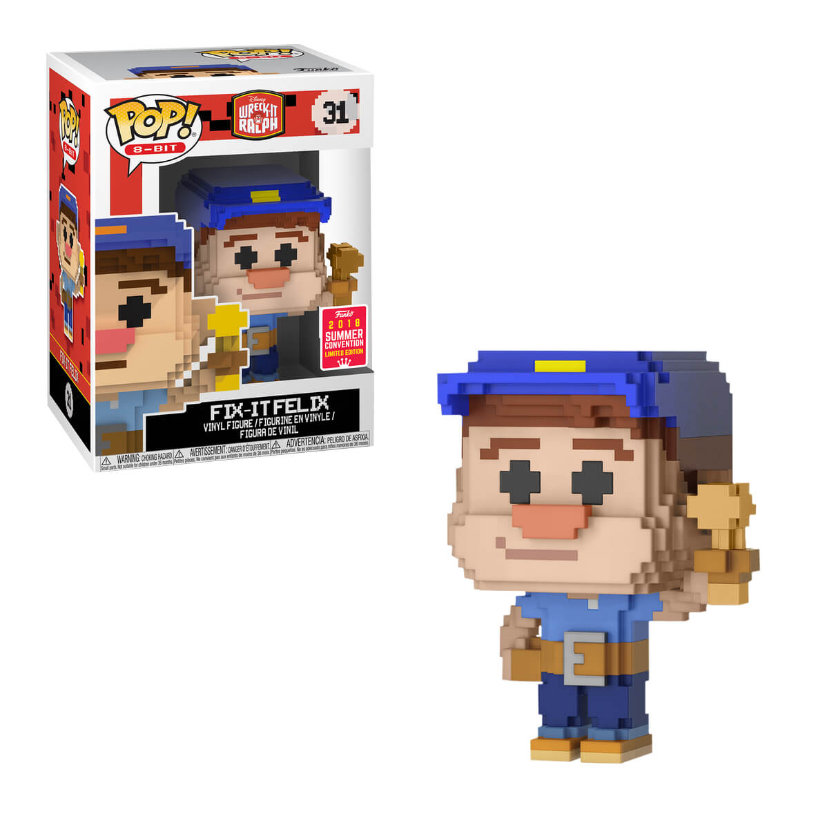 Disney Wreck-It Ralph Felix 8-Bit Exc Funko Pop! Vinyl