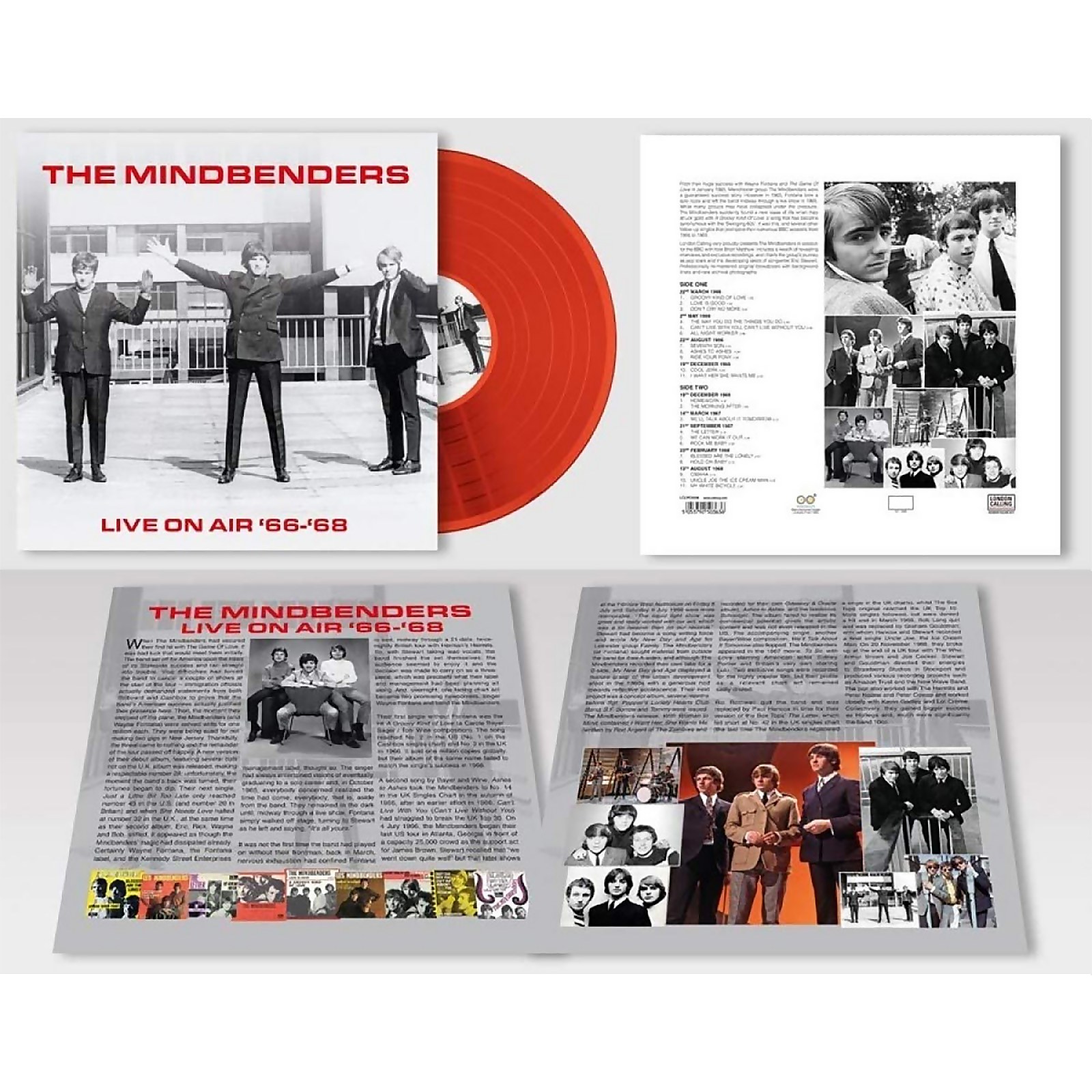 Mindbenders - Live On Air '66 - '68 (Red Vinyl) LP