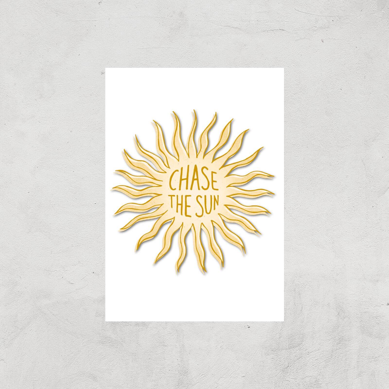 Chase The Sun Giclee Art Print - A4 - Print Only