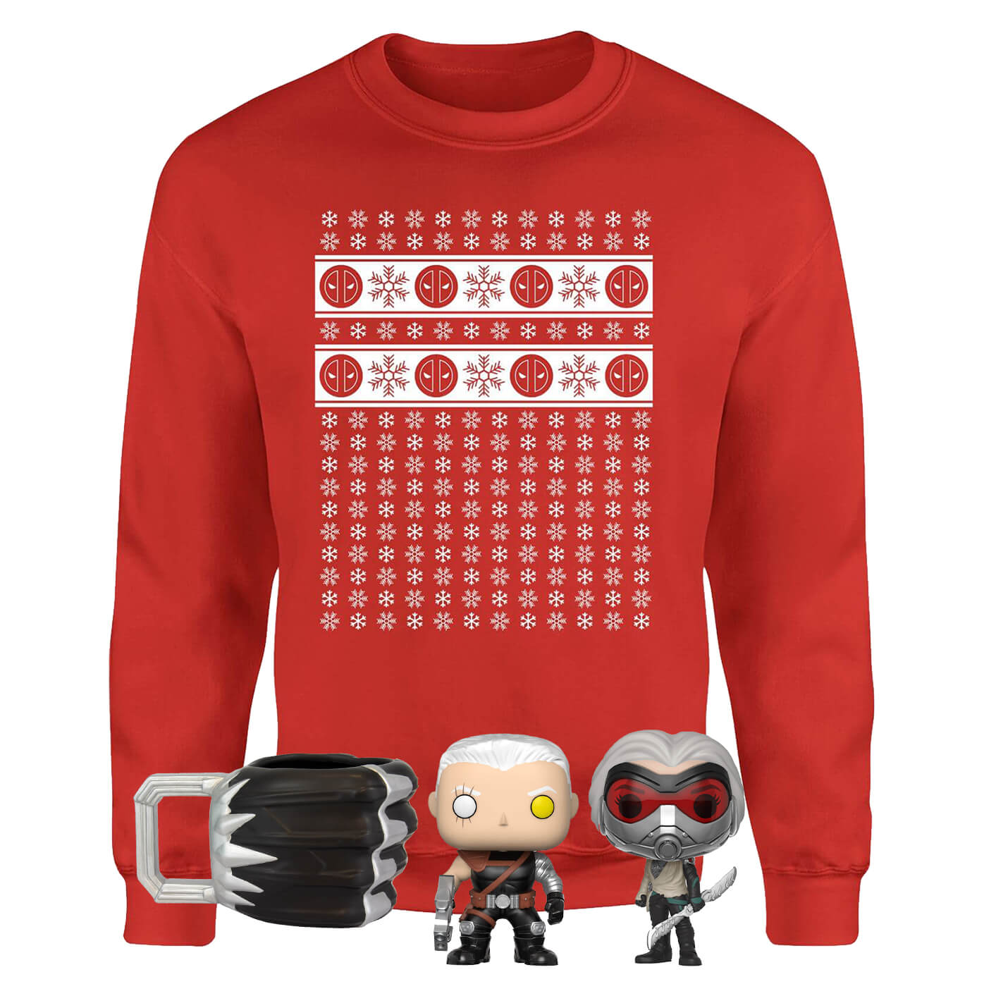 Marvel Officially Licensed MEGA Christmas Gift Set - Includes Christmas Sweatshirt plus 3 gifts - L