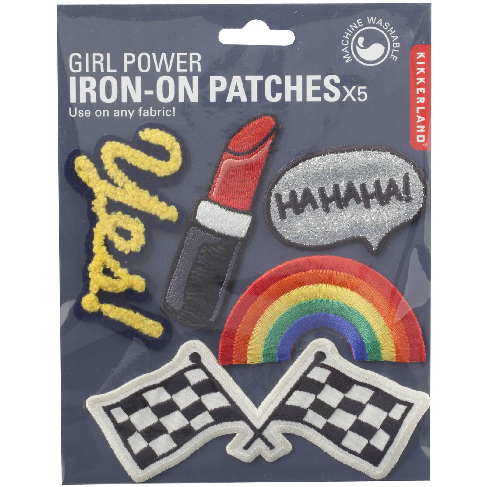 Iron On Patch Girl Power Set