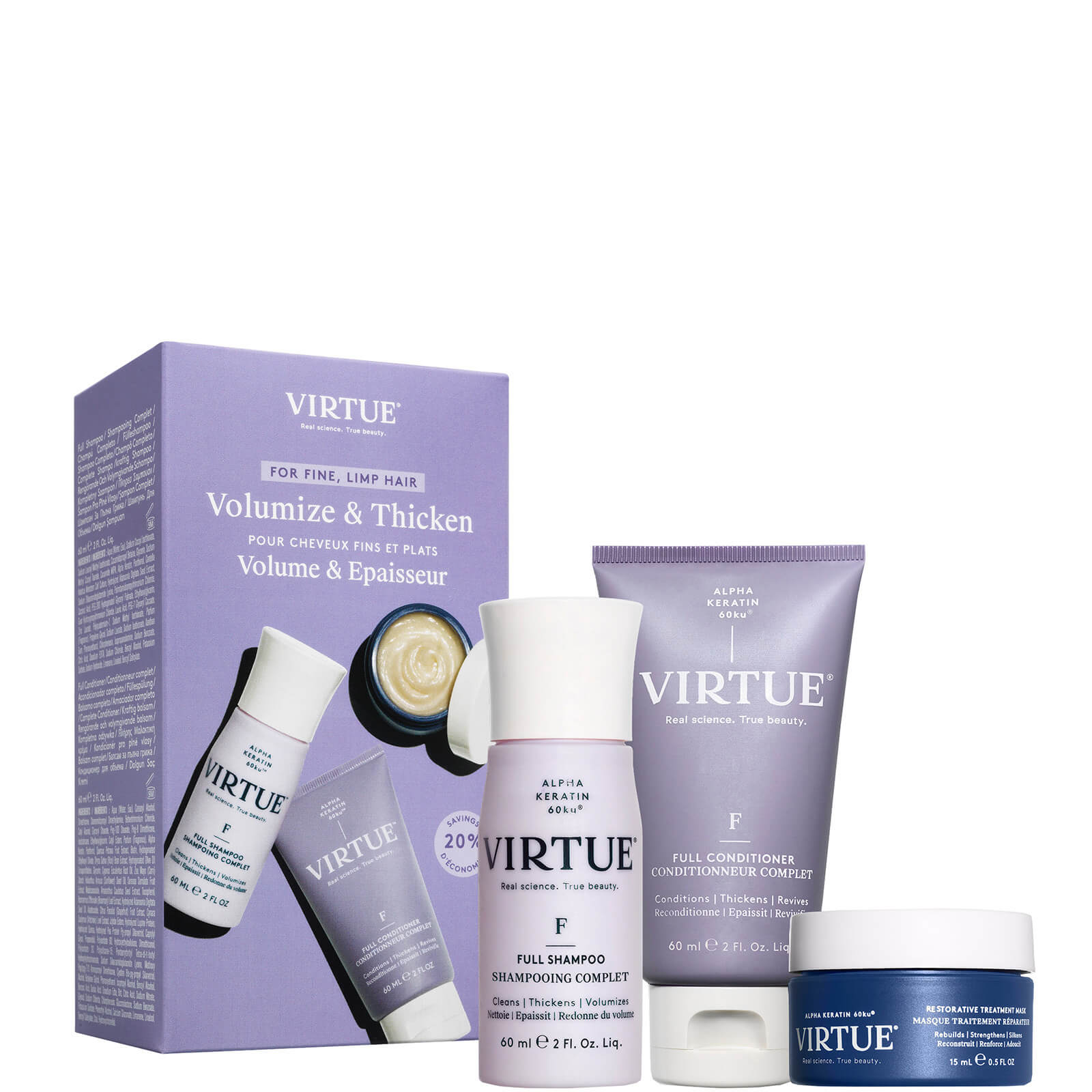 VIRTUE Full Discovery Kit 3 x 60ml