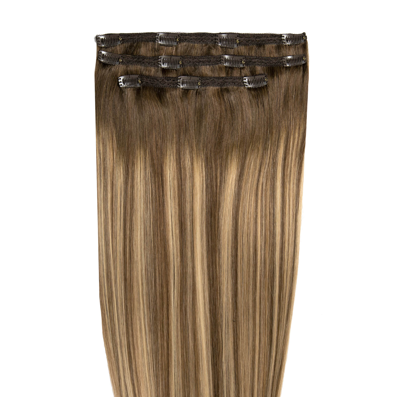 Beauty Works Deluxe Clip-In 18 Inch Hair Extensions (Various Colours) - Mocha Melt
