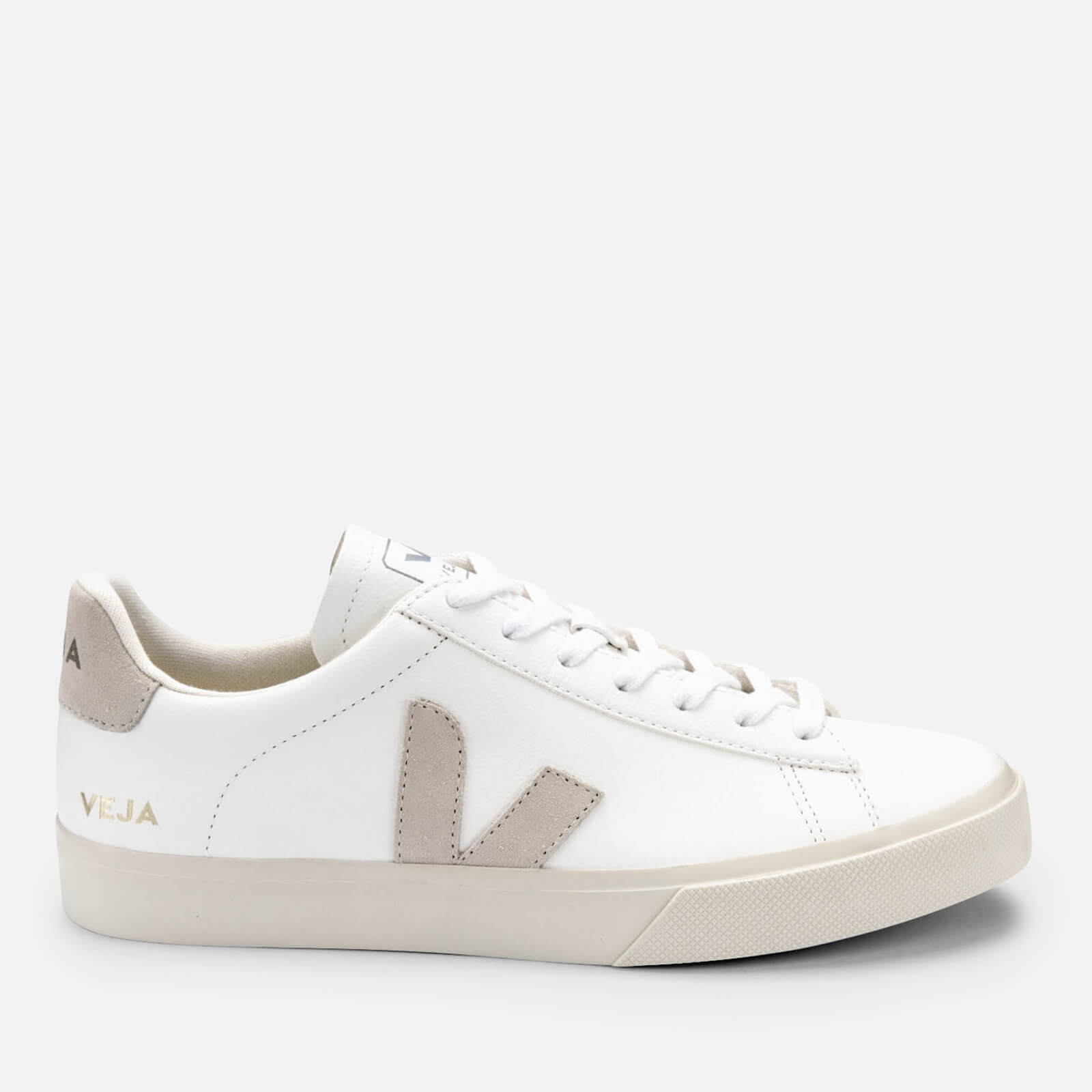 Veja Women's Campo Chrome Free Leather Trainers - Extra White/Natural - UK 2