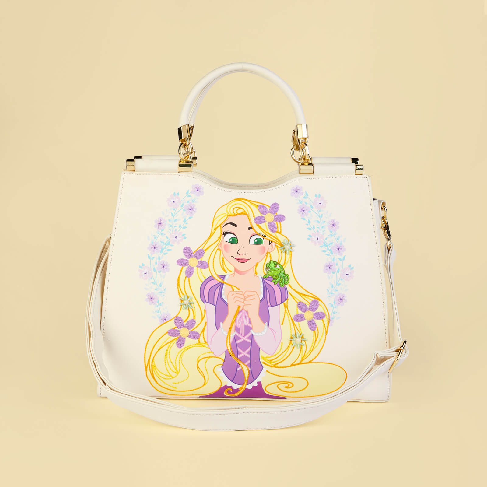 Loungefly Disney Tangled 3D Floral Handbag 