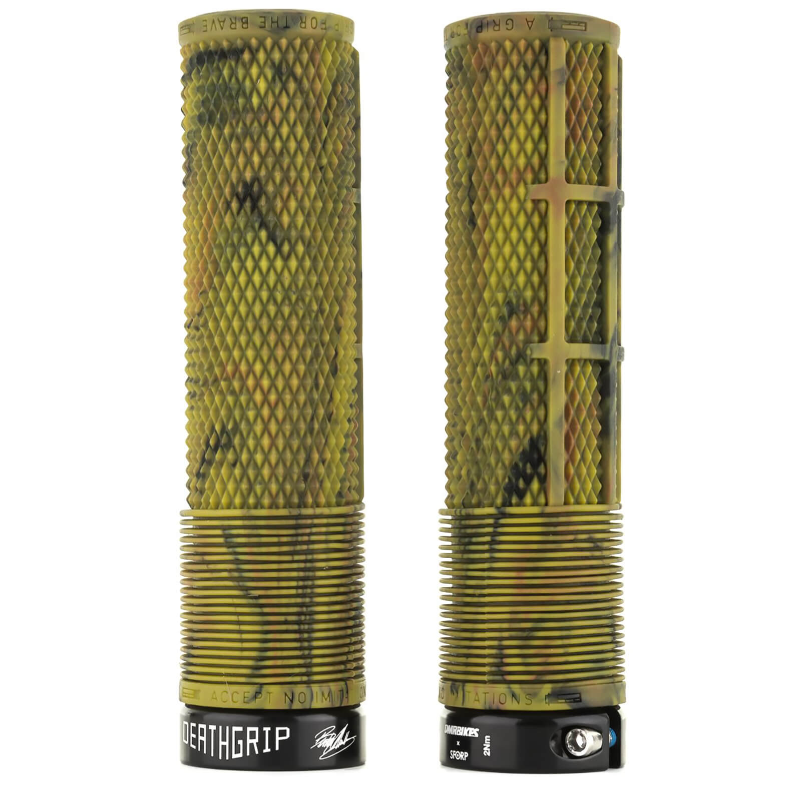 DMR Deathgrip Flangeless Handlebar Grip - Thick - 31.3mm - Camo