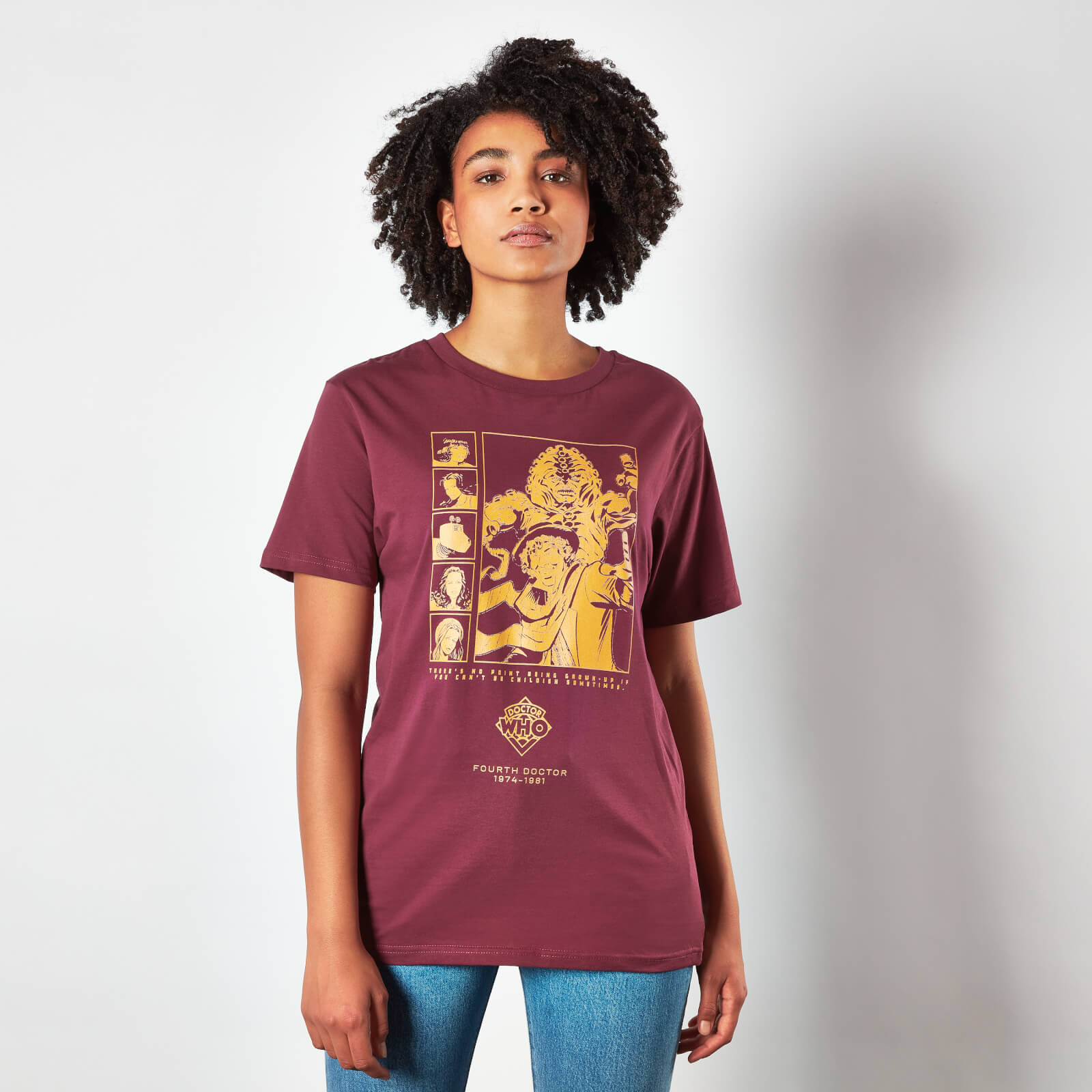 

T-Shirt Femme Doctor Who 4th Doctor - Bordeaux - S