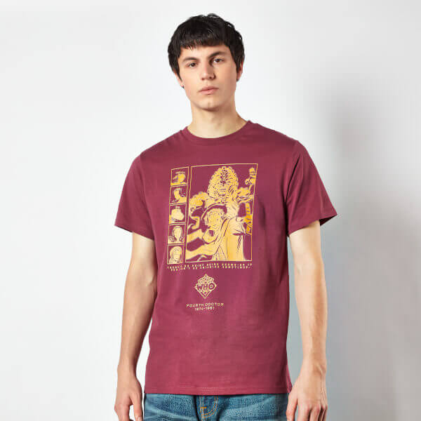 

T-Shirt Homme Doctor Who 4th Doctor - Bordeaux - S