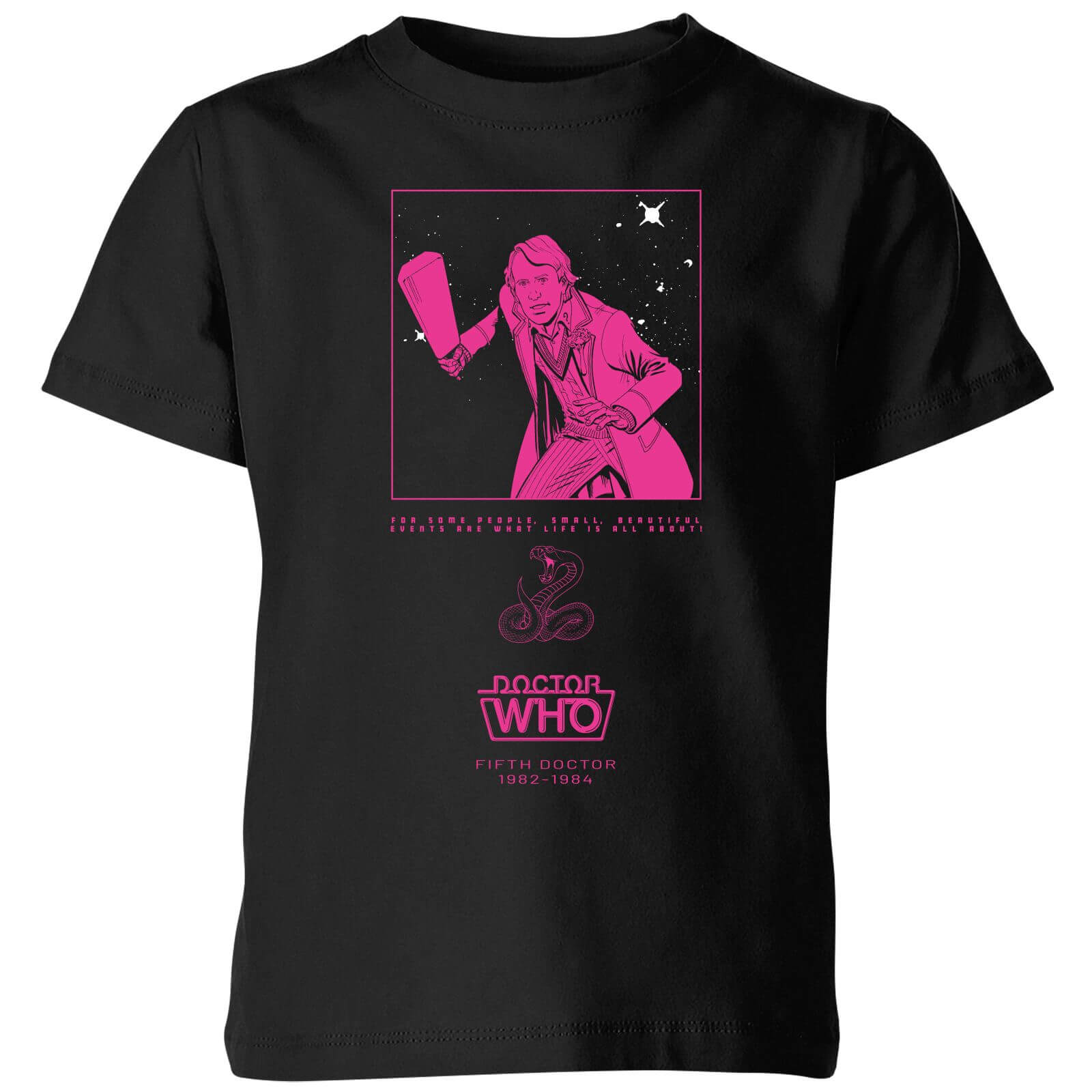 

T-Shirt Enfant Doctor Who 5th Doctor - Noir - 11-12 ans