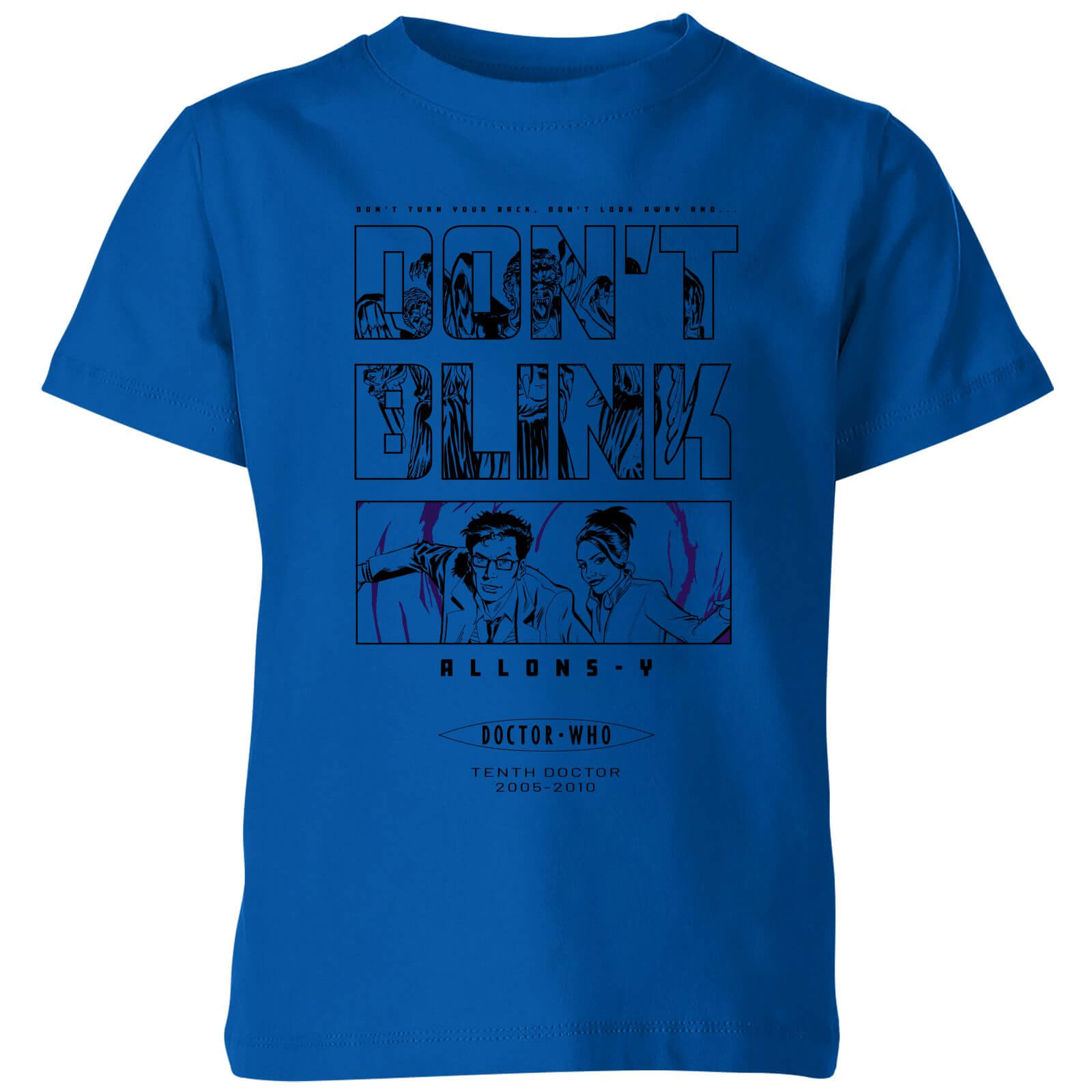 

T-Shirt Enfant Doctor Who 10e Doctor - Bleu - 5-6 ans