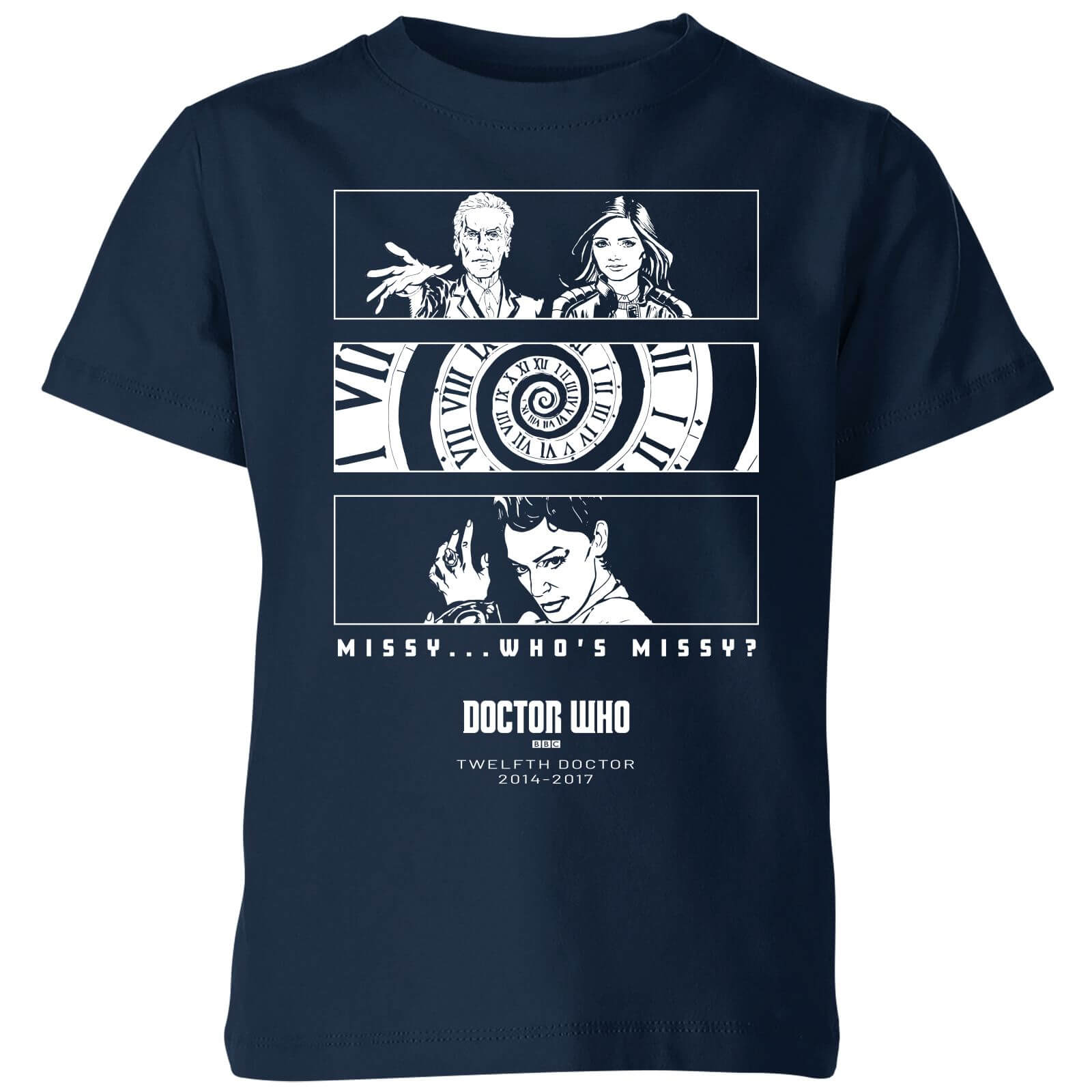 

T-Shirt Enfant Doctor Who 12e Doctor - Bleu Marine - 7-8 ans