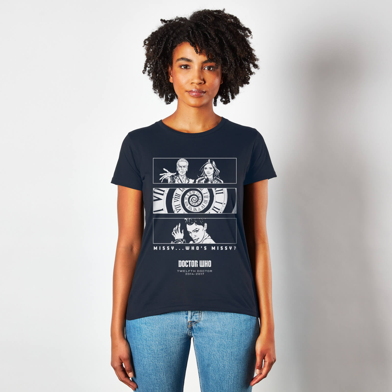 

T-Shirt Femme Doctor Who 12e Doctor - Bleu Marine - XS