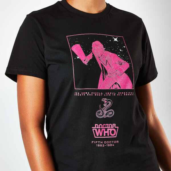 Doctor Who 5th Doctor Women's T-Shirt - Black - XXL