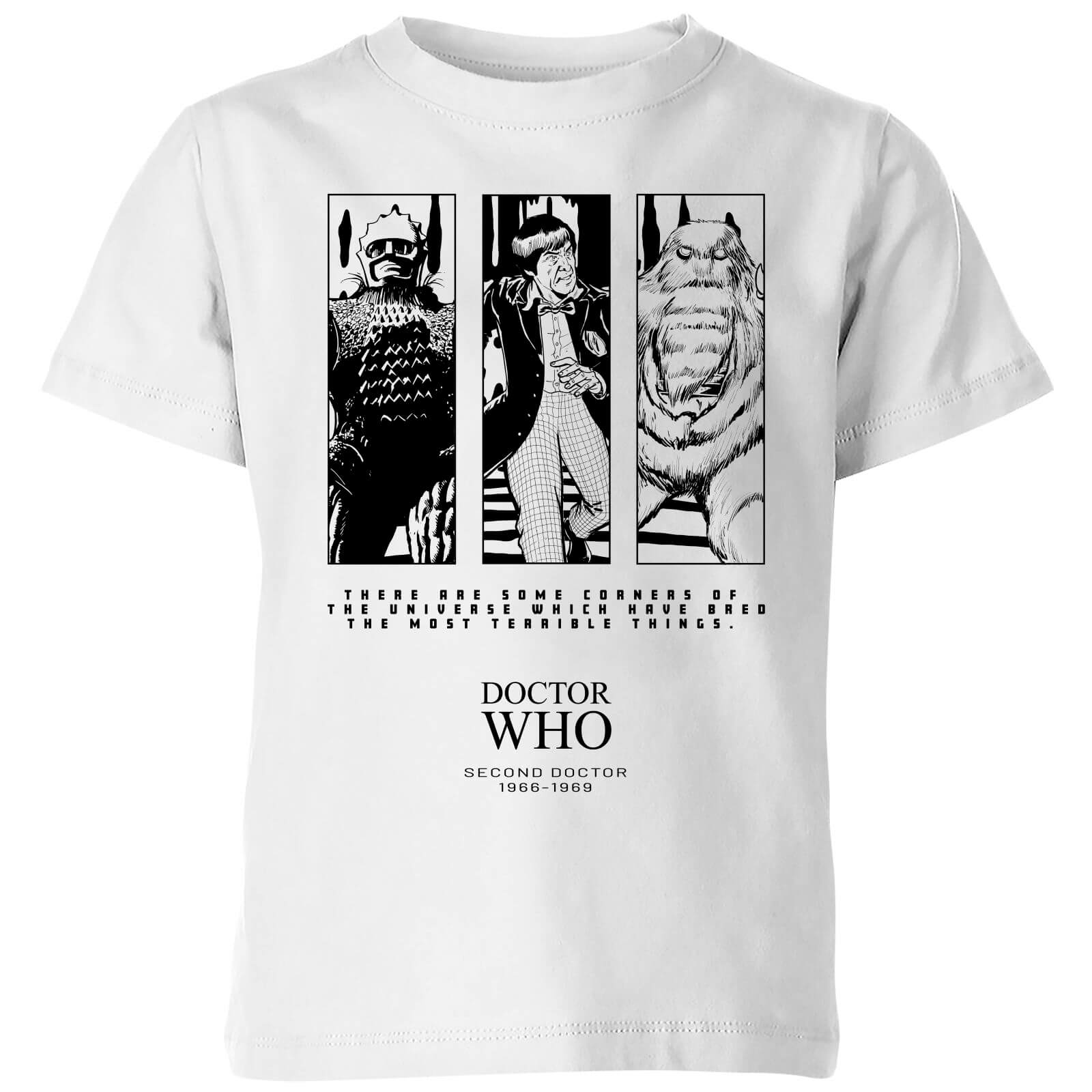 

T-Shirt Doctor Who 2nd Doctor Enfant - Blanc - 5-6 ans