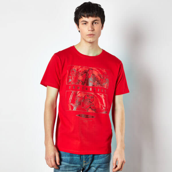 

T-Shirt Doctor Who 9th Doctor Homme - Rouge - S