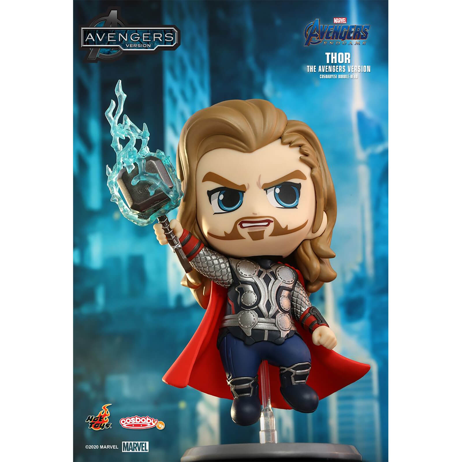 Hot Toys Cosbaby Marvel Avengers: Endgame - Thor (The Avengers Version) Figure