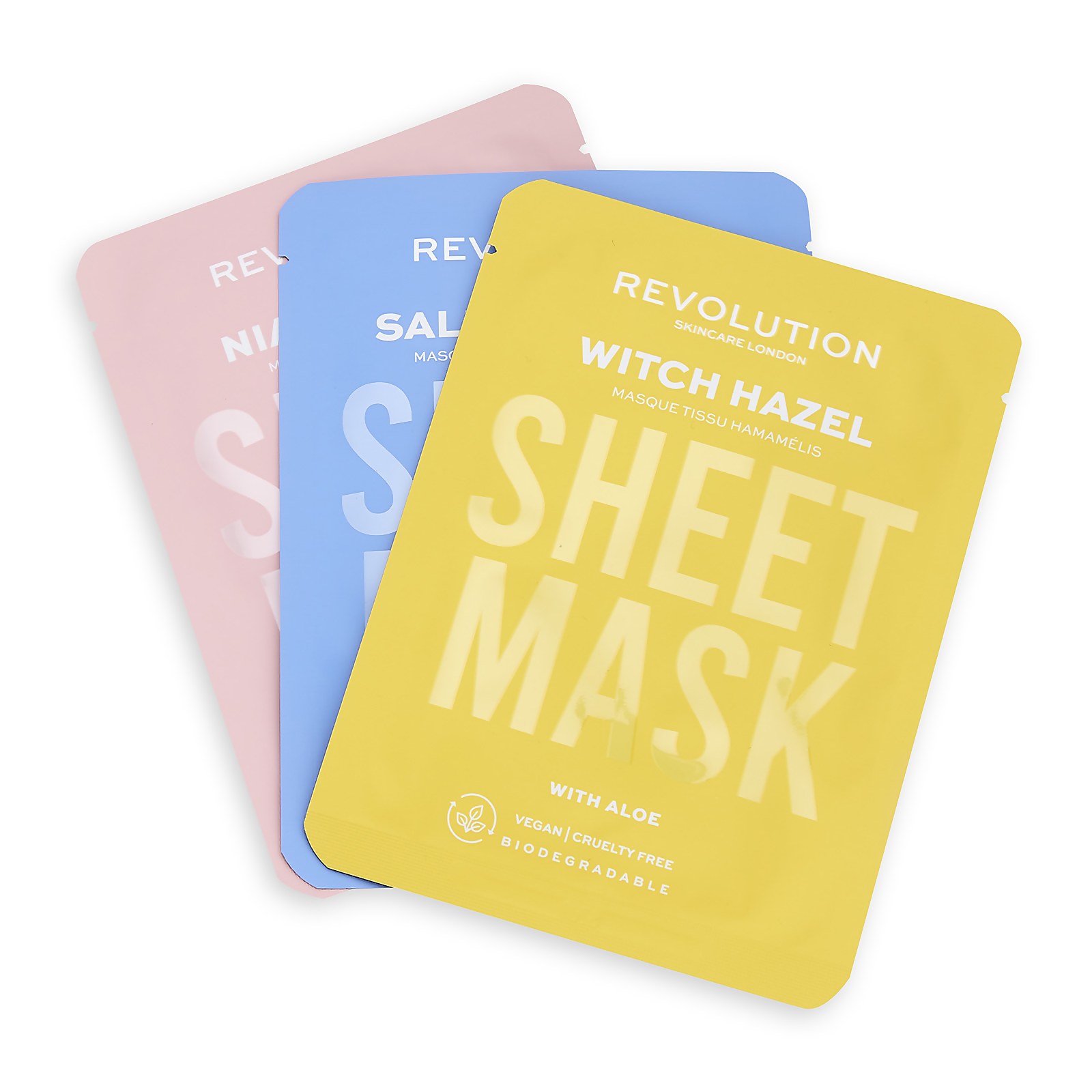 

Revolution Skincare Biodegradable Blemish Prone Skin Sheet Mask (3 Pack)