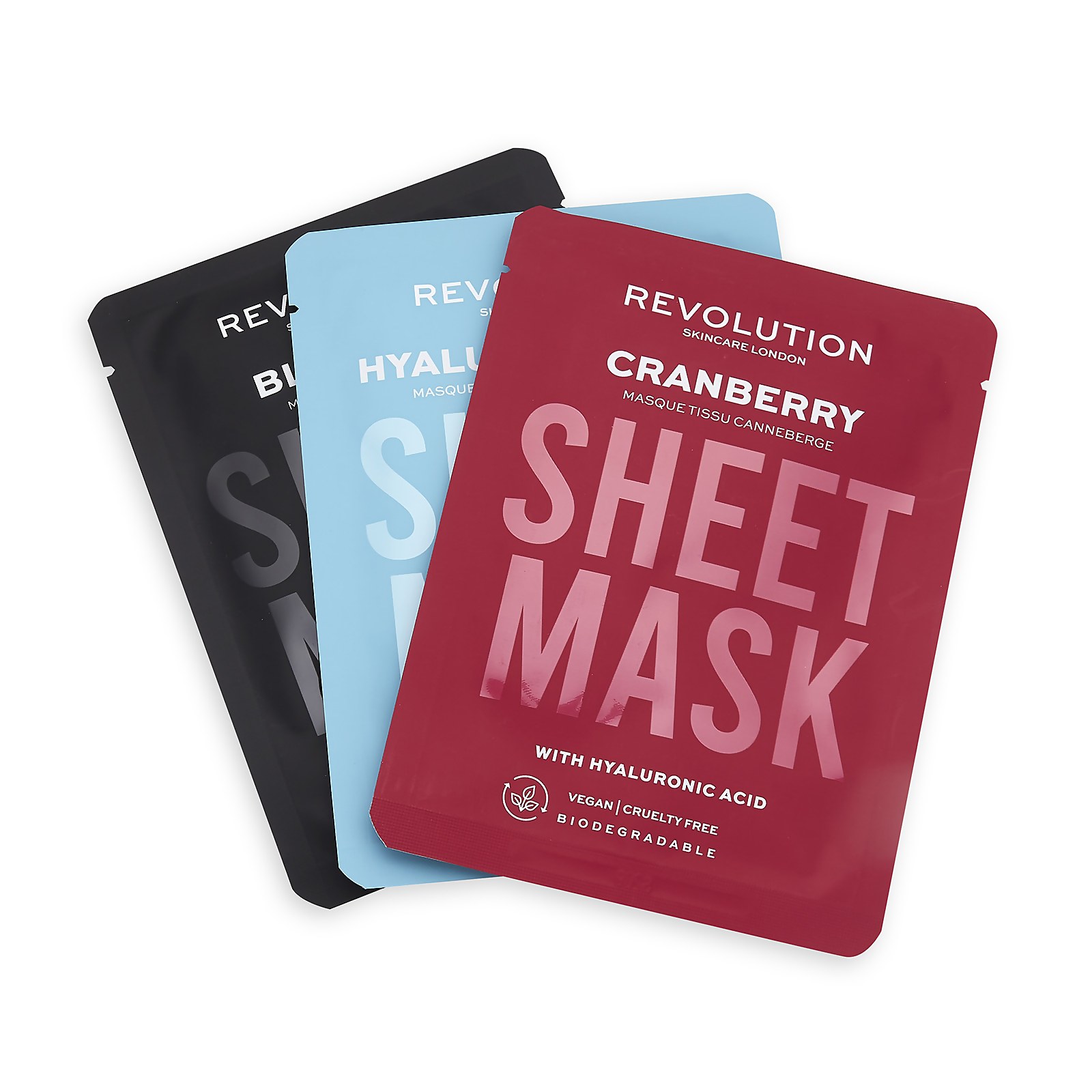 

Revolution Skincare Biodegradable Dehydrated Skin Sheet Mask (3 Pack)
